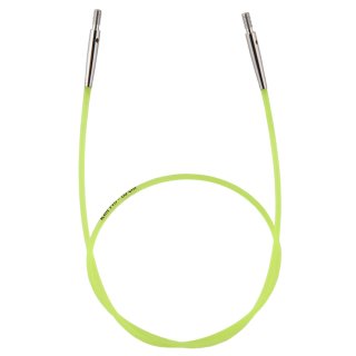 Neuheit!!! Knit Pro Seile + Endkappen+Schl&uuml;ssel, Farbe gr&uuml;n = 60 cm L&auml;nge