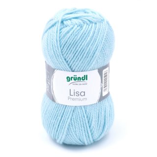 5er Set Gründl Wolle LISA Premium uni,50 g,100 % Polyacryl,Fb.08