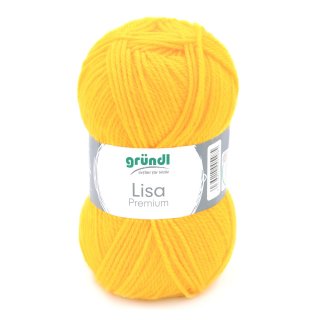 5er Set Gründl Wolle LISA Premium uni,50 g,100 % Polyacryl,Fb.10