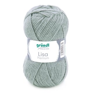 5er Set Gründl Wolle LISA Premium uni,50 g,100 % Polyacryl,Fb.24