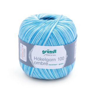 Rouge 125 HAKELGARN 100 fil coton à crocheter Häkelgarn Grundl Grundl 