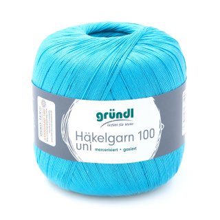 NEU!!!Gründl Häkelgarn 100g Filet reine Baumwolle zum häkeln- 139 -Türkis