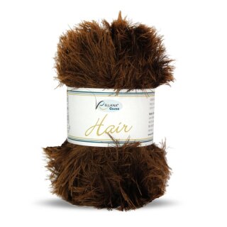 Rellana Hair,50 gr. Fransengarn, 87 braun