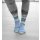 Gründl NEU! 4-fädige Sockenwolle mit dem grünen Faden, Simila, 2 identische Socken aus Einem Knäuel, 100 gr. 75% Schurwolle / 25% Polyamid, (301 blau bunt)