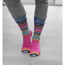 6 x 100g Sockenwolle Paket Gründl Hot Socks Simila, 2 gleiche, identische Socken Stricken, 600g Wollpaket Sockenwolle