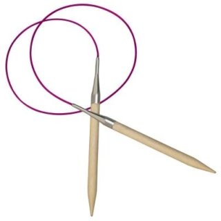 Knit Pro Basix Birkenholz Rundstricknadel, 60 cm, NS 6,0