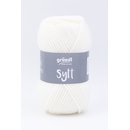 Gründl Sylt 100 gr. 80% Polyacryl/ 20% Wolle, NS 7-8, für Mütze,Schal u. Co 01 creme