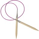 Knit Pro Basix Birkenholz Rundstricknadel, 80 cm, 3,5