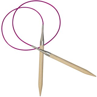 Knit Pro Basix Birkenholz Rundstricknadel,80 cm,NS 5,5
