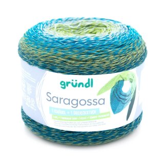 Gründl Saragossa Farbverlausbobbel 250 g 1000 m LL; 50%Baumwolle/50 % Polyacyrl 07