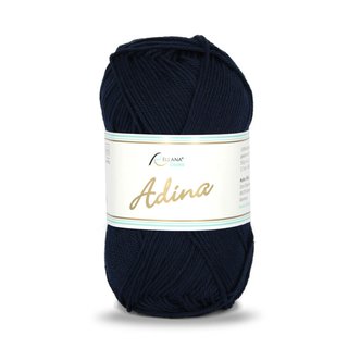 Adina von Rellana 100% Baumwolle Garn Farbe 04 Marine 50g