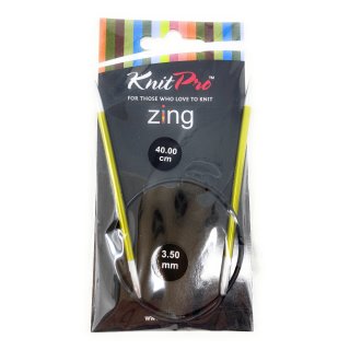 KnitPro  Rundstricknadel ZING 3,50 mm chrysolite 40 cm