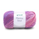 Merino Soul von Gründl mit Farbverlauf,feine,weiche Schurwollmischung,70% Polyacryl/30% Schurwolle(Merino)100g / 400 m, (02 lila-flieder-rosa)