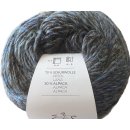 Naturwolle mit Farbverlauf Ferner Wolle Drehwurm DW1, Wolle mit Alpakawolle zum Stricken oder Häkeln, 150g