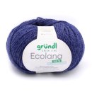 Biowolle Gründl Ecolana Farbe 10, 50g Bio Wolle zum Sricken oder Häkeln