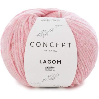 Katia Lagom - Concept - Farbe: Rosa Bebé (114) - 50 g/ca. 200 m Wolle