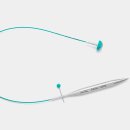 NEU Knit Pro Mindful Swivel Seile für austauschbare Rundstricknadeln, 360 ° Drehmechanismus, (40 cm (Seillänge 20 cm ))