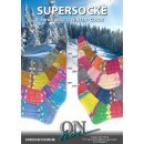 ONline Supersocke 6-Fach 150g Sort. 332 Winter-Color 2799 - Gelb/Grün/Rot