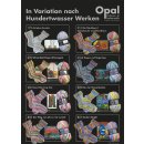 Opal Hundertwasser 4-fädige Sockenwolle,100g/425m LL, 75% Schurwolle/25% Polyamid Wintergeist Fb. 625