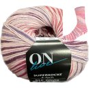 ONline Supersocke Sort. 343 Silk Color,100g/420m,55% Schurwolle (Merino), 25% Polyamid, 20% Seide