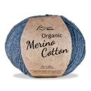 Rellana Organic Merino Cotton, 100% Naturfaser, 55% Schurwolle/45 % Baumwolle, 50 g/230 m LL, NS 3-3,5 112 jeans