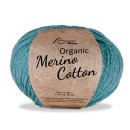 Rellana Organic Merino Cotton, 100% Naturfaser, 55% Schurwolle/45 % Baumwolle, 50 g/230 m LL, NS 3-3,5 113 petrol