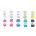 Sparset Sonderposten 10 x 50 g Topflappengarn (je Farbe 1 x), 100% Baumwolle Öko-Tex Standard 100, 50g/75m LL NS 3,5-4 zum Häkeln/Stricken Sommergarn