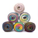 Gründl Wolle Colourful 200g | Farbverlaufswolle zum Stricken und Häkeln | Farbverlaufsgarn Wolle mit langem Farbverlauf (03), 6052