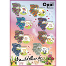 Opal 6-fach Sockenwolle Knuddelbande Pullover-/u. Sockenwolle 75% Schurwolle/25% Polyamid, 150g/420 m, Socken stricken (11323 Gartenhäschen)