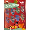 Opal Pullover/Sockenwolle "Laubgeflüster",4-fädig,100g/425m,75% Schurwolle/25% Polyamid,NS 2-3, (11252 Blätterregen)