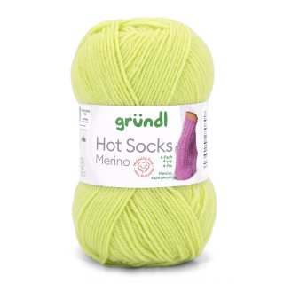 Gründl Hot Socks Merino 50 g/200 m 4-fädig uni 75 % Schurwolle(Merino) /25% Polyamid