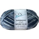 ONline Supersocke Sort. 351 Nature Color 100g 2931 - blau/weiß/hellblau