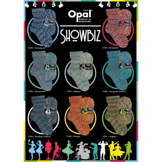Opal Pullover-/Sockenwolle 4-fädig Showbiz 100 g/420m LL 75% Schurwolle/25% Polyamid