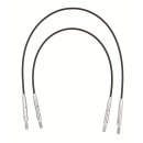 KnitPro Mini cable set 27 u. 30cm schwarz,f. Ärmel...