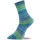 Woolly Hugs Weltrekord Sockenwolle 4-fädig 75% Schurwolle/25% Polyamid 420m/100g 05 | grün/blau
