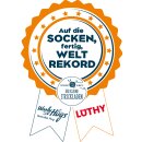 Woolly Hugs Weltrekord Sockenwolle, 100g, 75% Schurwolle & 25% Polyamid, 420m Lauflänge, Strapazierfähiges Sockengarn, Sparpakete (3-er Set (04,05,06))