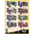 30 Jahre Opal Jubiläumsedition 100g 425m 4-fädig 75% Schurwolle 25% Polyamid 11747 genetische Verrücktheit