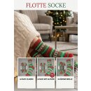 Sparpaket 3-er Set Christmas Sockenwolle 1x4-fädig Classic, 1x4-fädig Glitzer u. 1x 6-fädig