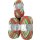 Sparpaket 3-er Set Christmas Sockenwolle 1x4-fädig Classic, 1x4-fädig Glitzer u. 1x 6-fädig