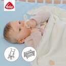Fehn Kuscheldecke Schaf für Babys +0 Monate,100 x 75 cm