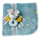 Fehn 065183 Kuscheldecke Fledermaus für Babys und...